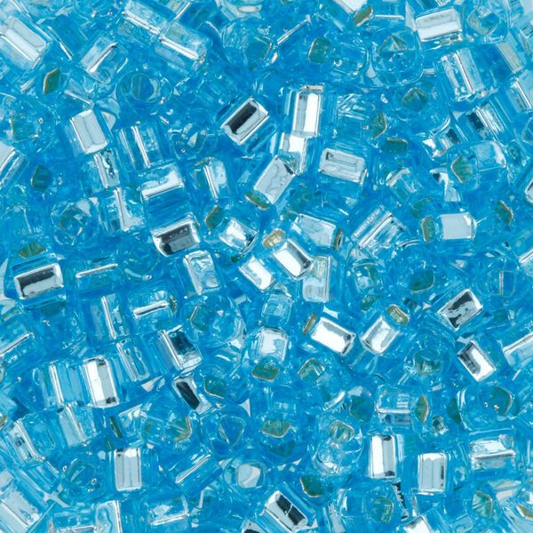 Бисер Toho Cube 2 (1.5 мм), 25 г (5х5 г), 0023 св.голубой