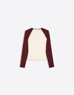 Женский лонгслив с рукавами реглан - BERSHKA