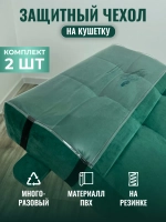 Чехлы ПВХ для изголовья и ног для анатомической кушетки от производителя с доставкой по России курьером до адреса