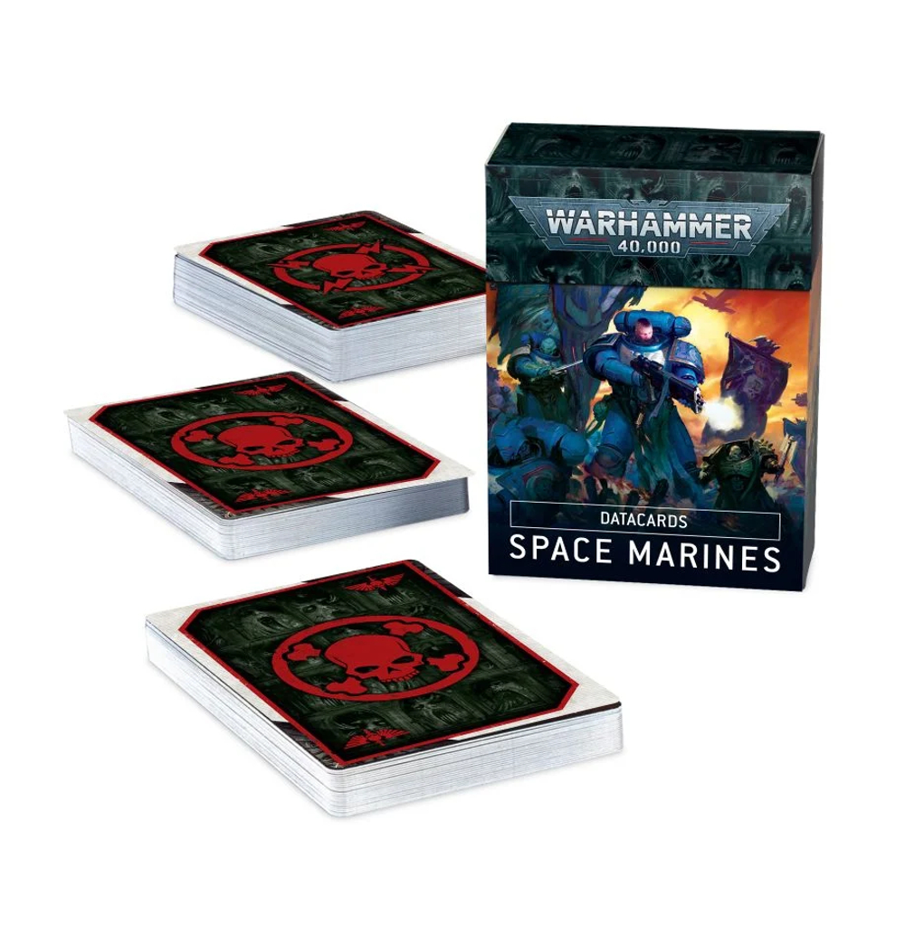Datacards: Space Marines 9 редакции на английском языке