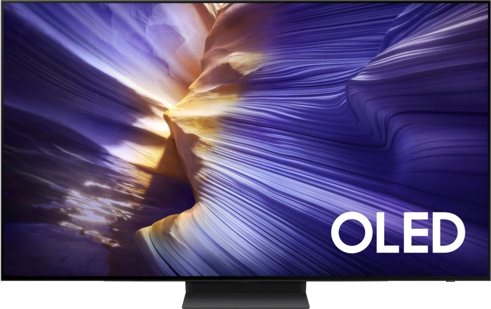 Телевизор OLED Samsung 55" QE55S90FAUXRU Series 9 черный графит 4K Ultra HD 120Hz DVB-T2 DVB-C DVB-S2 USB WiFi Smart TV