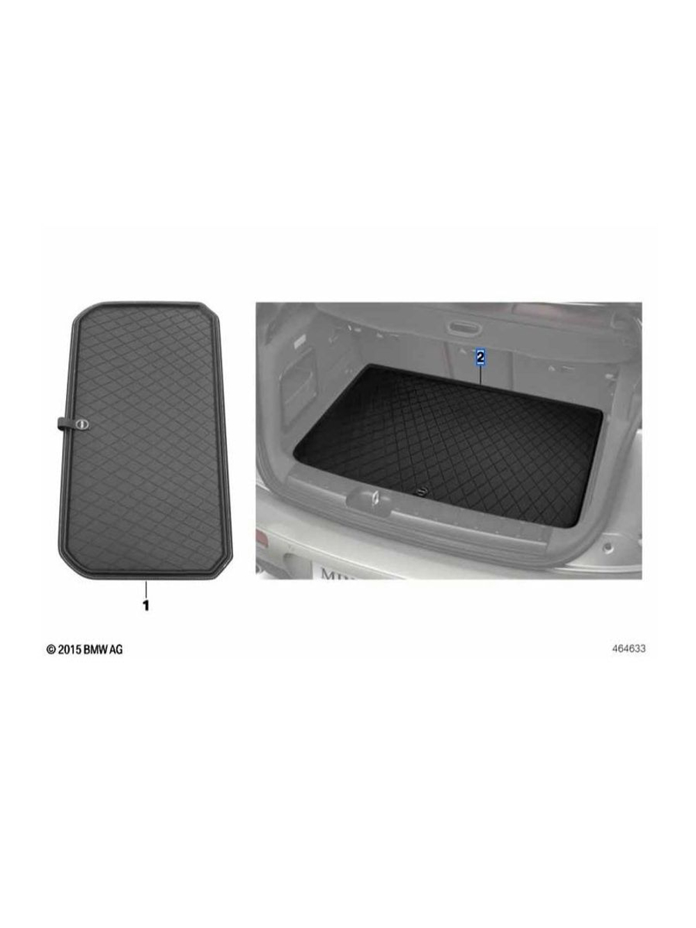 Коврик багажника MINI Clubman F54 F60 5дверей