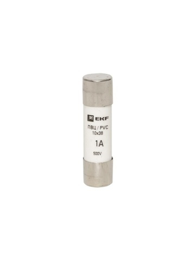 Вставка плавкая цилиндрическая ПВЦ 10х38 1А EKF pvc-10x38-1