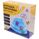 Интерактивная игрушка для кошки «Инопланетянин» 25*19см цвет розовый Ultramarine