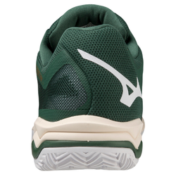 Мужские кроссовки теннисные Mizuno Wave Exceed Light CC - pineneedle/white/papyrus
