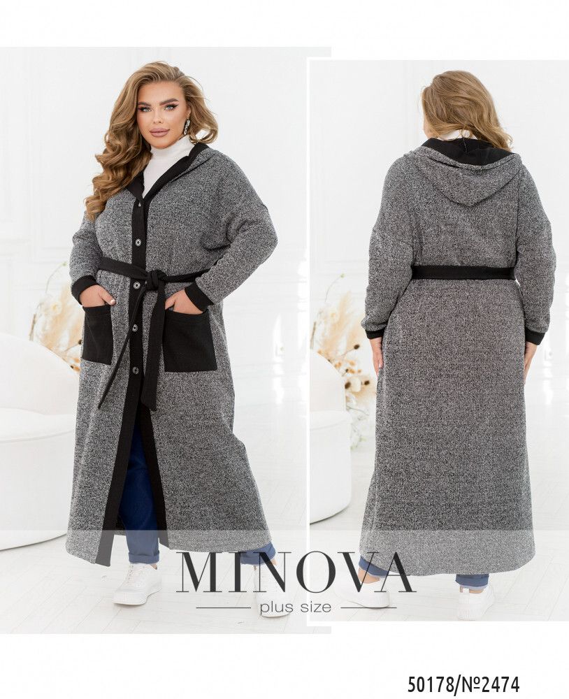 Кардиган 2474-черный Minova Кардиган 2474-черный Minova