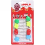 Булавки безопасные фигурные 6шт «Favorite Hous», фрукты, 5,5см