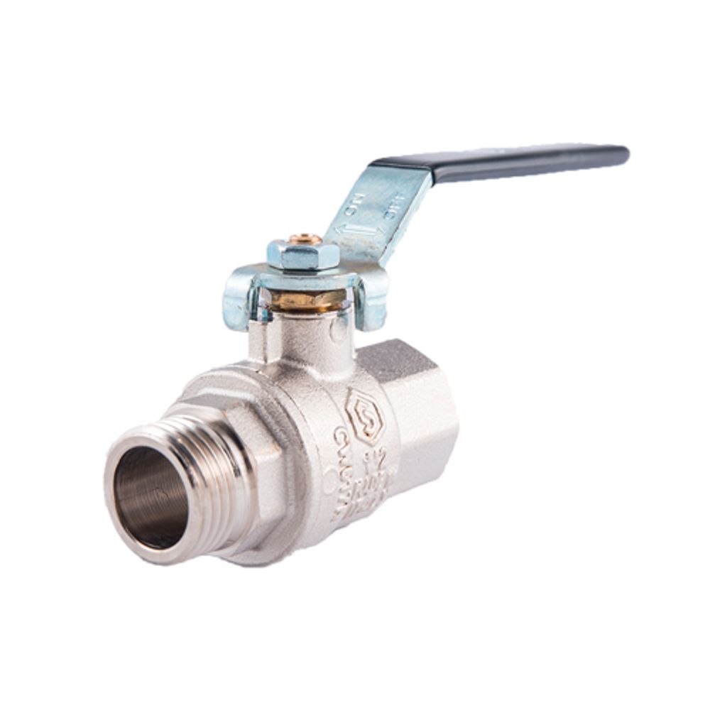 Кран шаровой полнопроходной STOUT - 1"1/4 (НР/ВР, PN40, Tmax 150°С, ручка-рычаг черная) Кран шаровой полнопроходной STOUT - 1"1/4 (НР/ВР, PN40, Tmax 150°С, ручка-рычаг черная)
