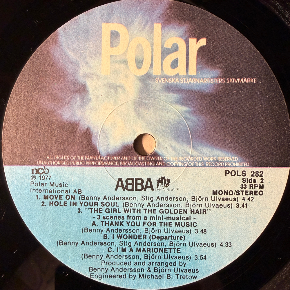 Виниловая пластинка ABBA - The Album LP