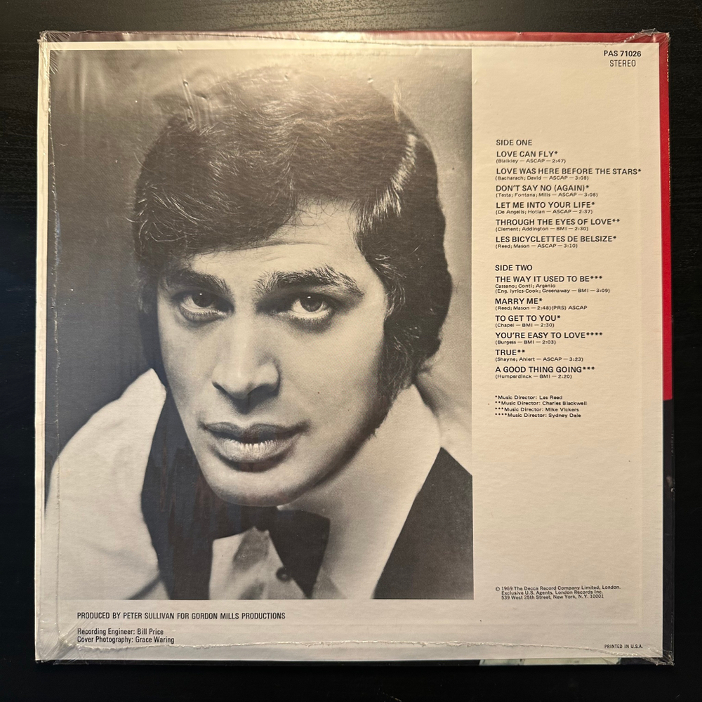 Engelbert Humperdinck - Engelbert (США 1969г.)