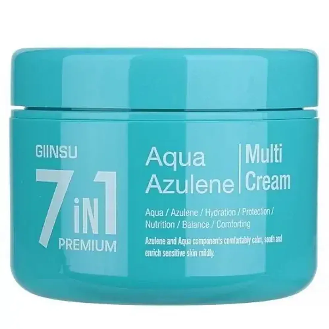 Крем для лица с азуленом GIINSU 7 in 1 Premium Aqua Azulene Cream 90мл