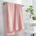 Полотенце банное IKEA VAGSJON светло-розовое махровое 100x150 см (из Финляндии)