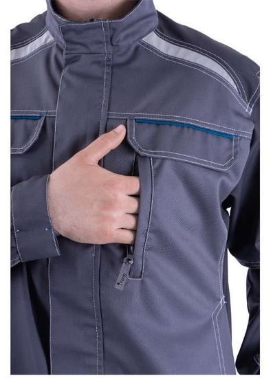 Куртка «Турбо СЕЙФЕТИ (SAFETY)» мужская серая