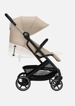 Cybex Прогулочная коляска Beezy Almond Beige с бампером
