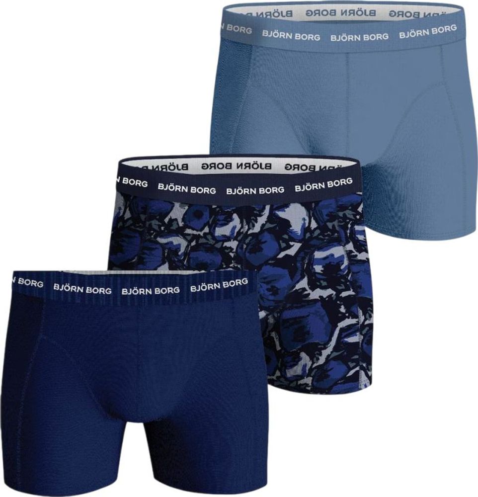 Мужские спортивные боксеры Björn Borg Cotton Stretch 3P - multicolor