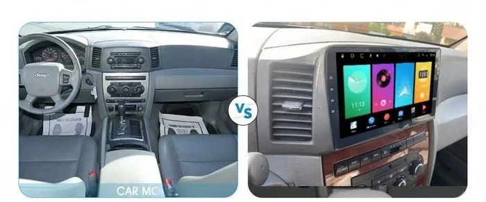 Магнитола для Jeep Grand Cherokee 2004-2007 - Redpower 85415 PRO/PROmax ТОП звук, 2K QLED, Android 14, Быстрейшая, CarPlay, 4G SIM-слот