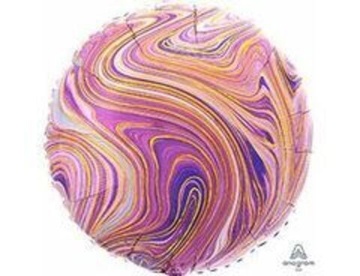 А Б/РИС КРУГ 18" Мрамор Purple