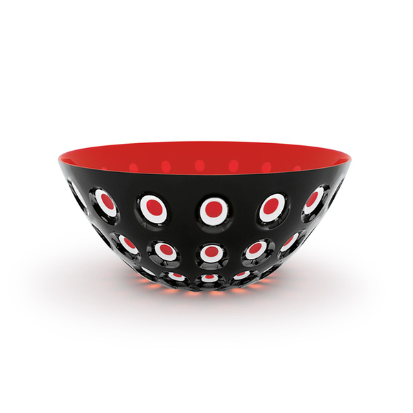 Салатница Le Murrine 25 см черная Guzzini