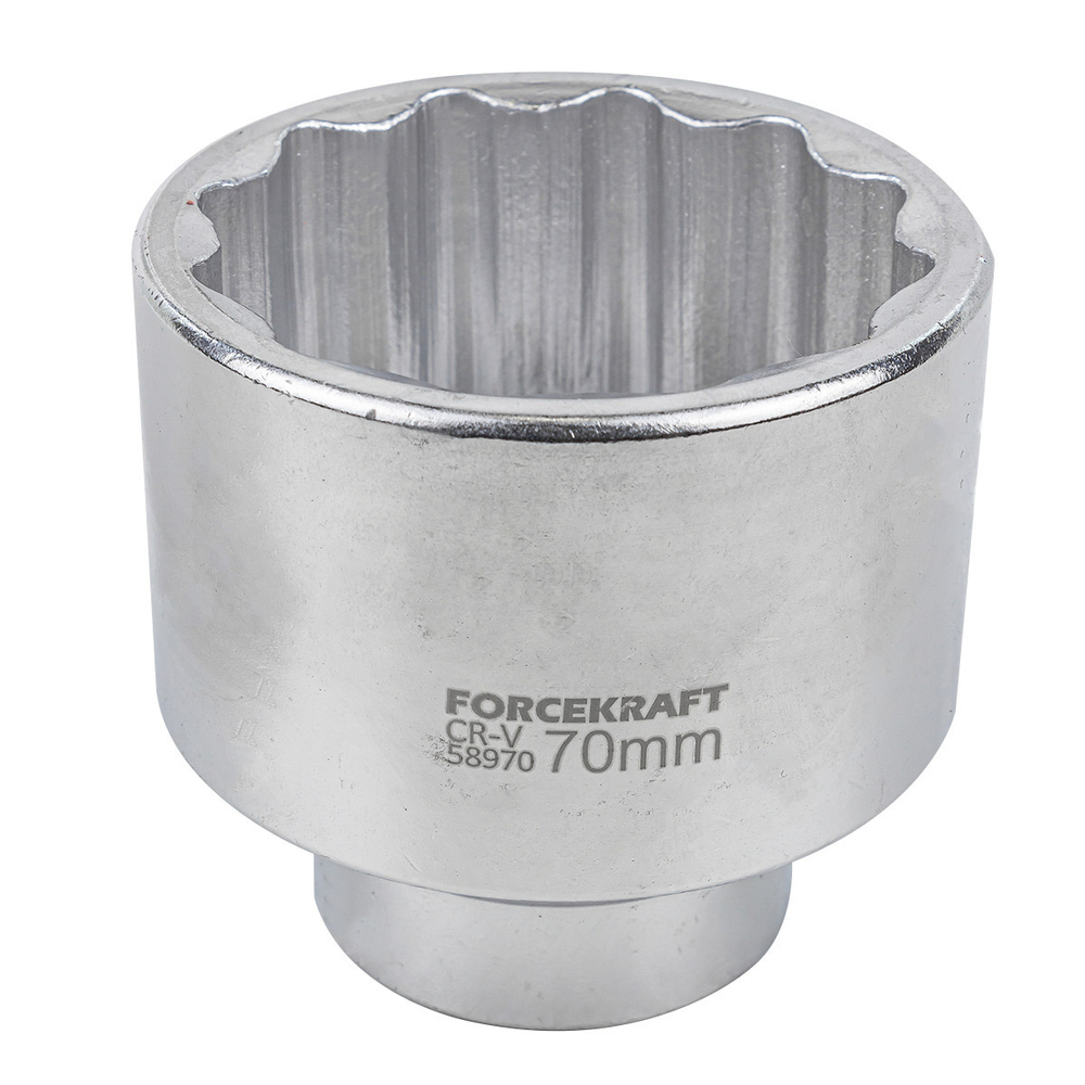 Головка 70мм 1''12гр. FORCEKRAFT FK-58970