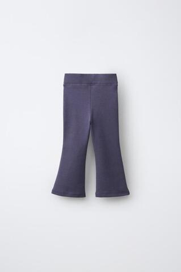 ZARA СПОРТИВНЫЕ ЛЕГИНСЫ FLARE, СТАЛЬНОЙ СИНИЙ