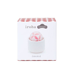 Белый вибромассажёр 6,8см Tenga Temari Hana HMT-03