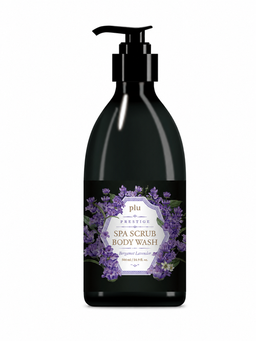 PLU Prestige Spa Scrub Body Wash Bergamot Lavender 500 ml