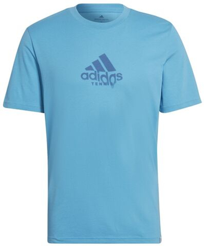 Футболка мужская теннисная Adidas Ten Game M - blue
