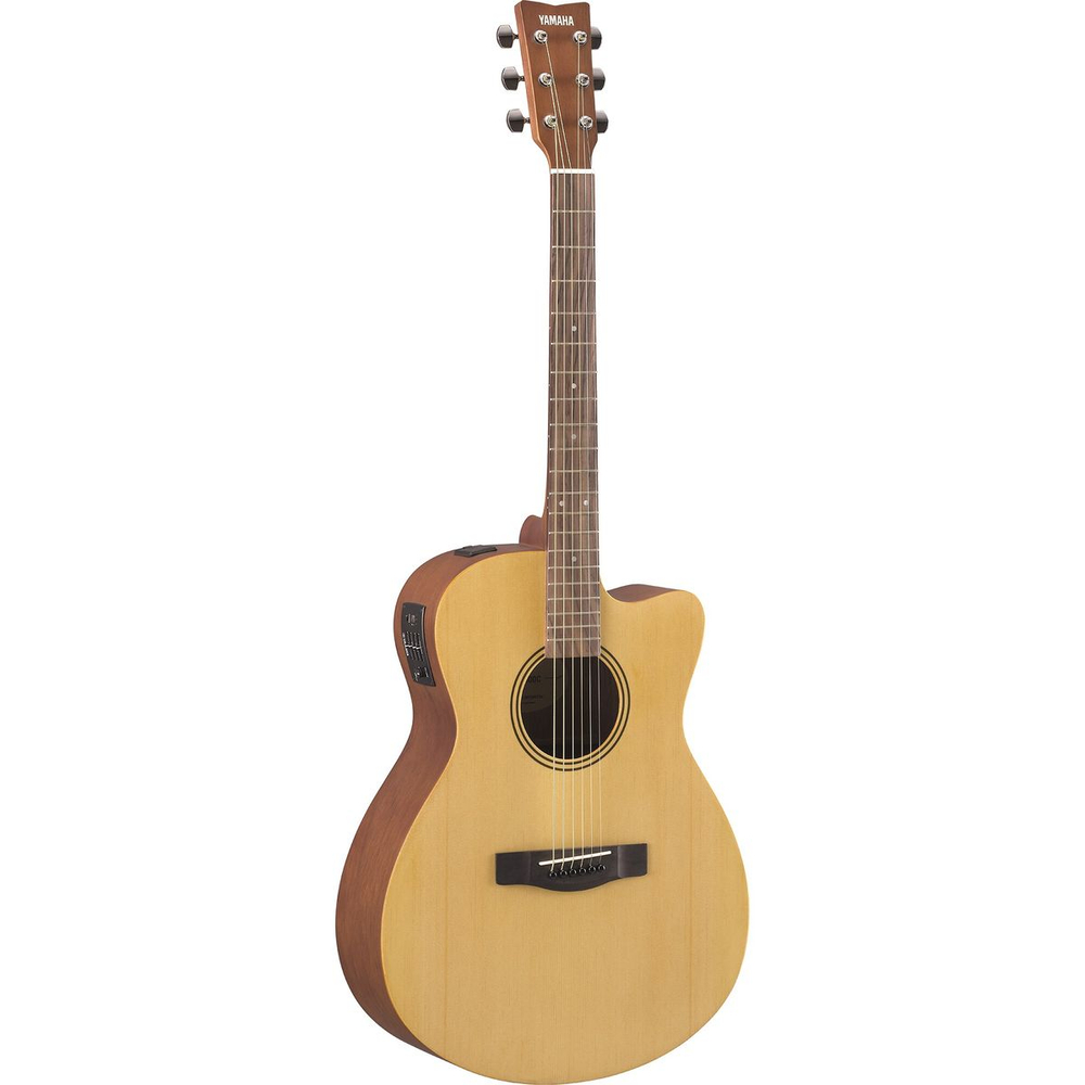 Yamaha FSX400C NATURAL SATIN элетроакустическая гитара цвет Natural Satin, корпус концерт с вырезом