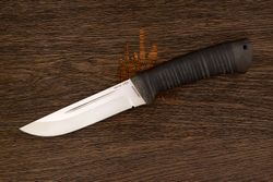 Нож туристический АиР Бекас, клинок 135мм, сталь 100Х13М, рукоять кожа