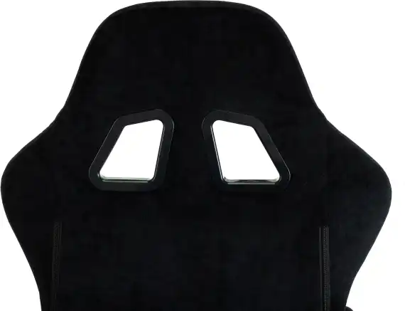 Кресло игровое Knight Terminator черный Light-20 с подголов. крестов. металл