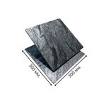 Плитка-сланец Silver Grey, полированная поверхность Pharaon 300x300x12