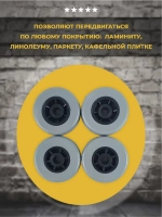 Колесо мебельное D50 c утоплен.ступицей