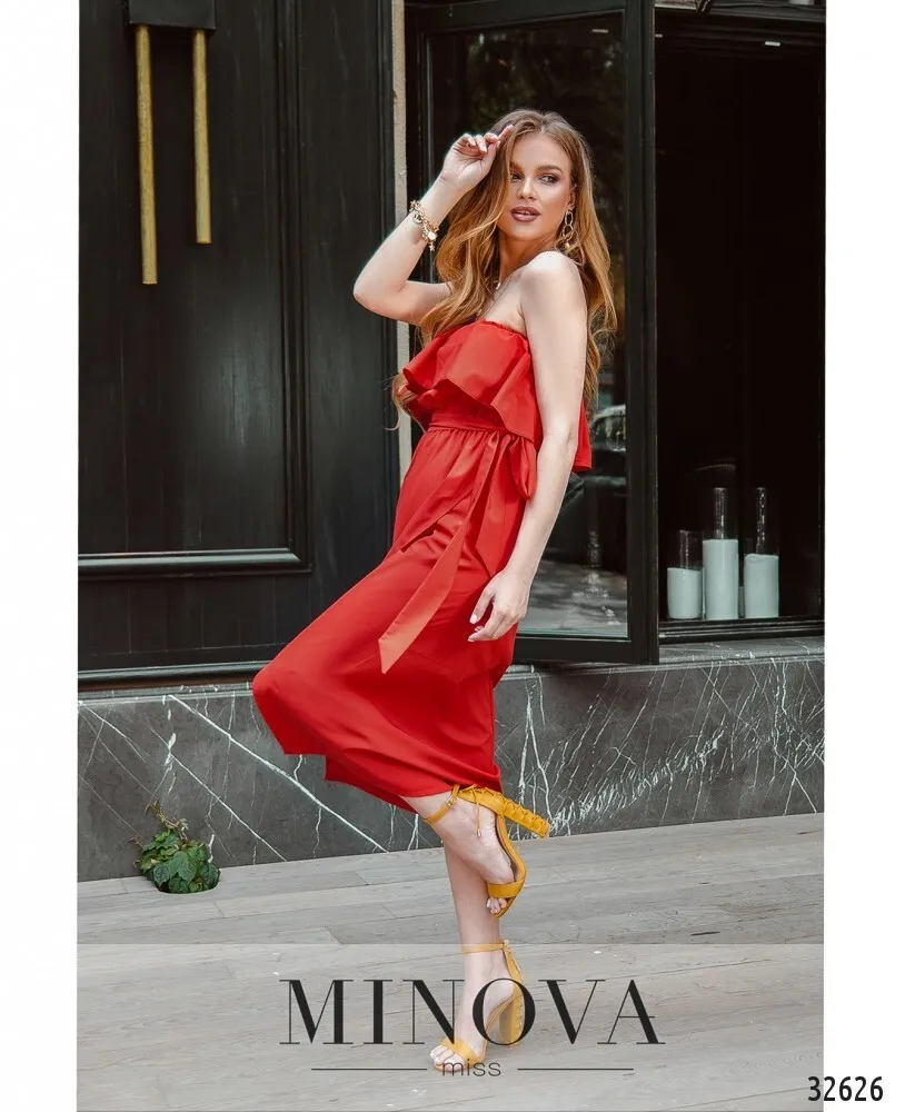 Платье 8608-красный Minova