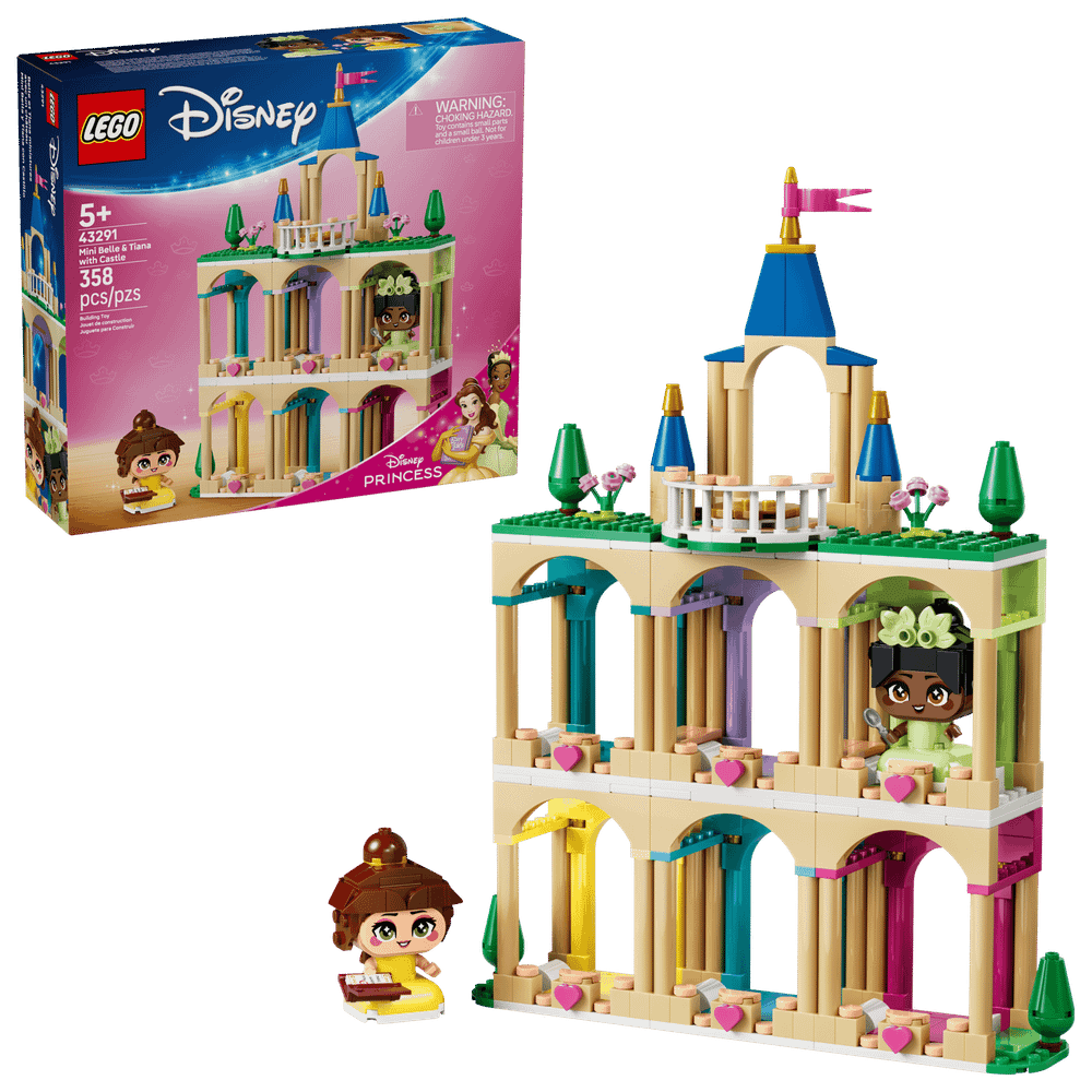 Конструктор LEGO Disney 43291 Mini Belle & Tiana with Castle