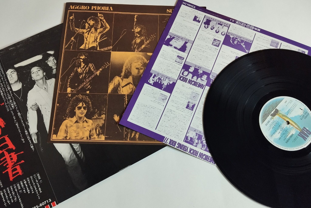 Винтажная виниловая пластинка LP Suzi Quatro Aggro Phobia (Japan 1976) (Obi)