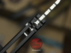 Нож Pro-Tech / Chaves Knives Redencion 229 Auto Tanto Black - гладкая алюм рукоять, шайбы