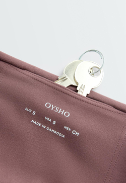 OYSHO Легинсы Comfortlux длиной до щиколотки с высокой посадкой, сиреневый