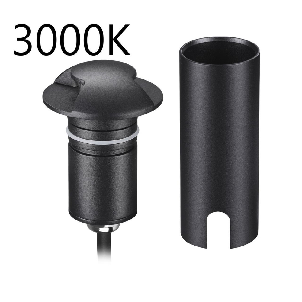 Тротуарный светодиодный светильник Odeon Light WALD 6662/2GL3 NATURE ODL25 IP67 LED 3W 3000K 12V/24V WALD (нужен драйвер 357781/357782)