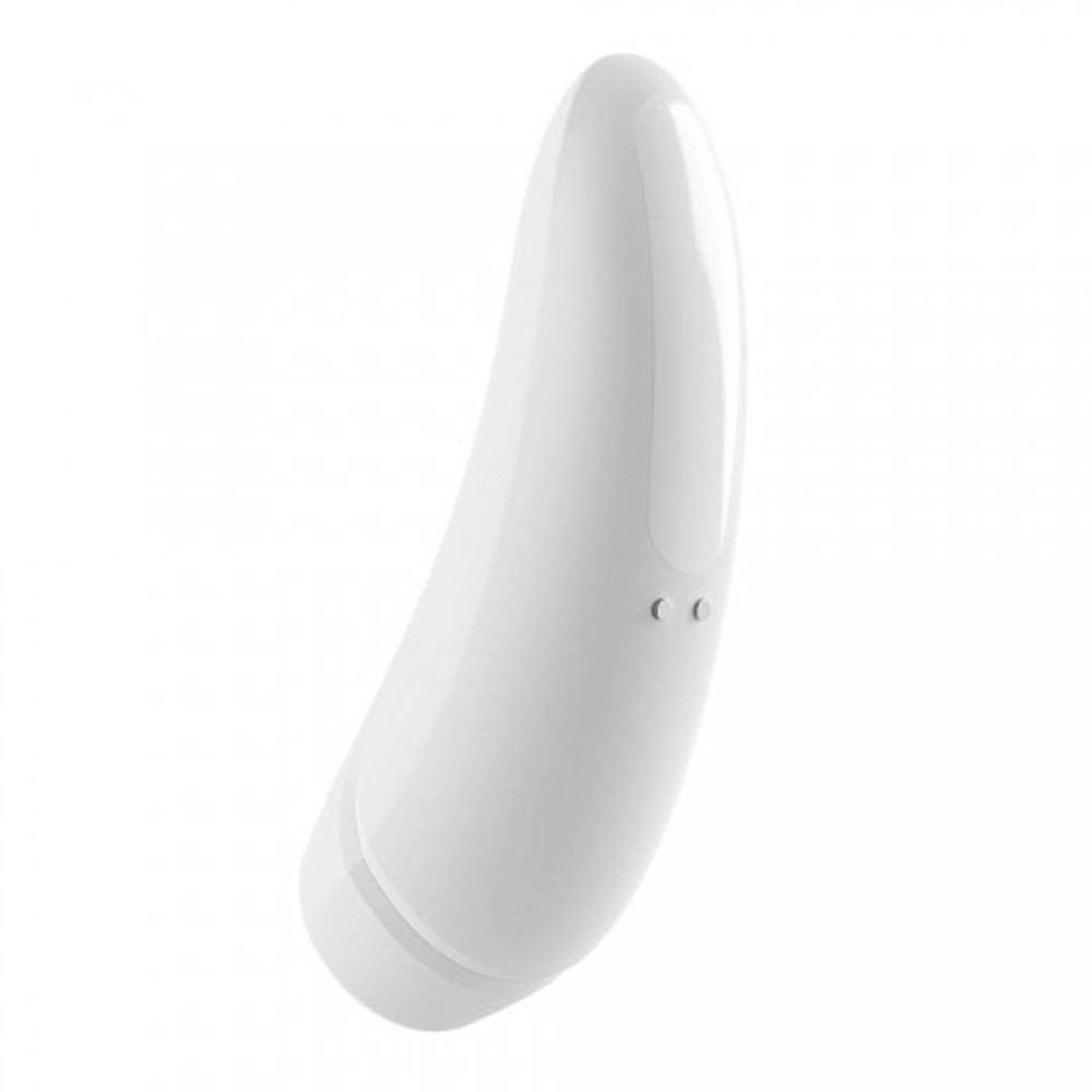 Вакуумный клиторальный стимулятор Satisfyer Curvy 1+ (белый)
