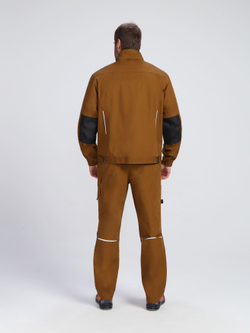 Куртка ProfLineSpecialist (тк.РипСтоп,240), коричневый/черный
