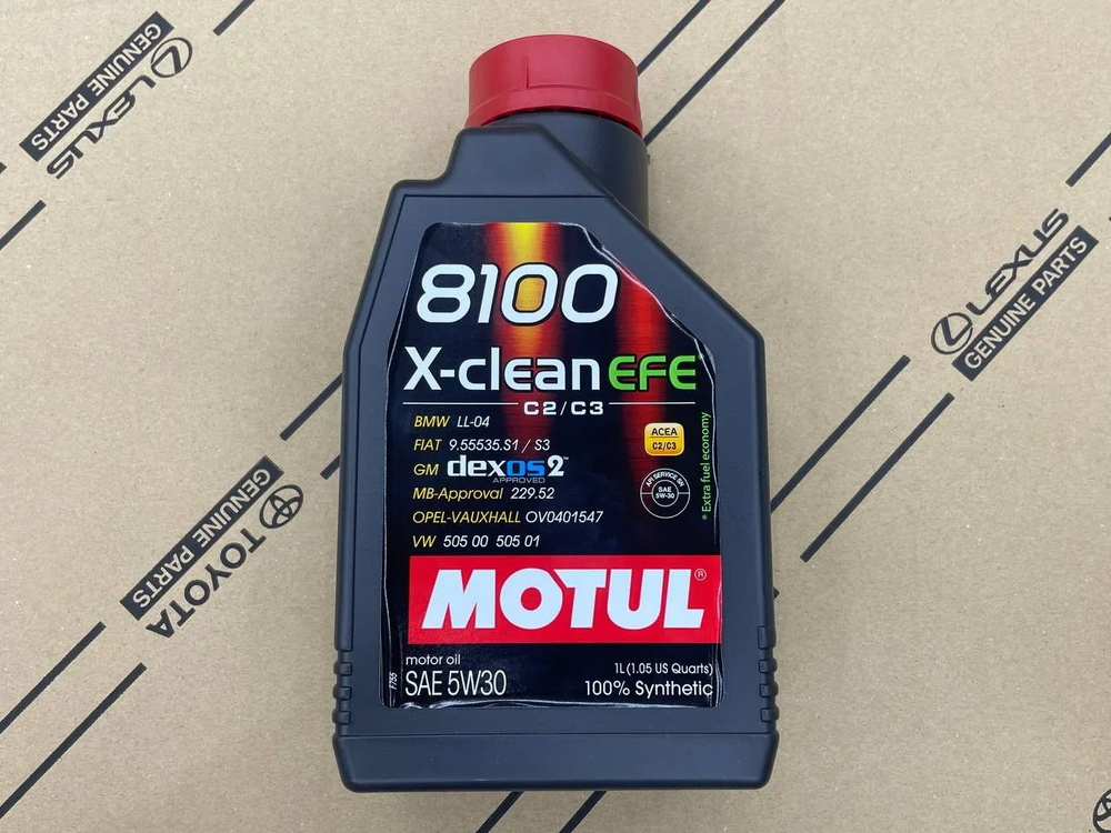 Масло моторное 8100 X-Clean EFE 5W30 синт 1л. MOTUL 109470