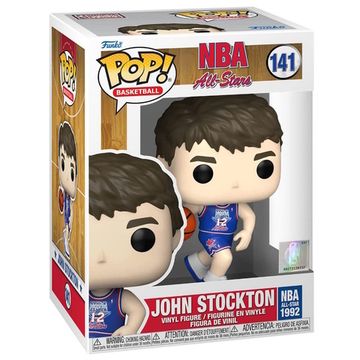 Фигурка Funko POP! NBA Legends John Stockton (Blue All Star Uni 1992) 59370
