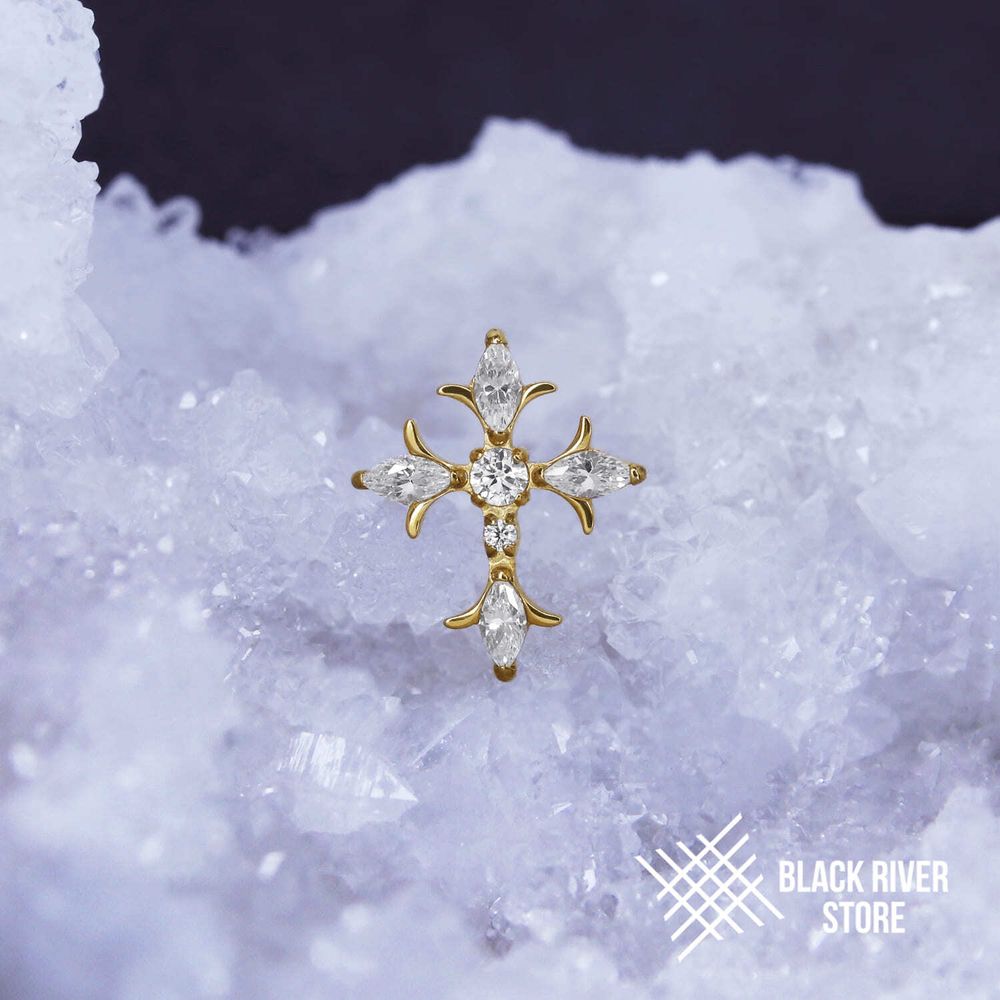 Cross Gothic Crystal PVD Yellow