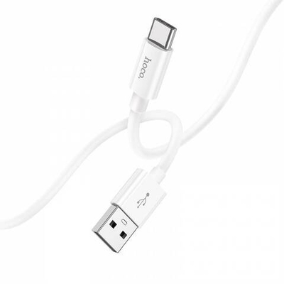Кабель USB на Type-C Hoco X87 Silicone (white)