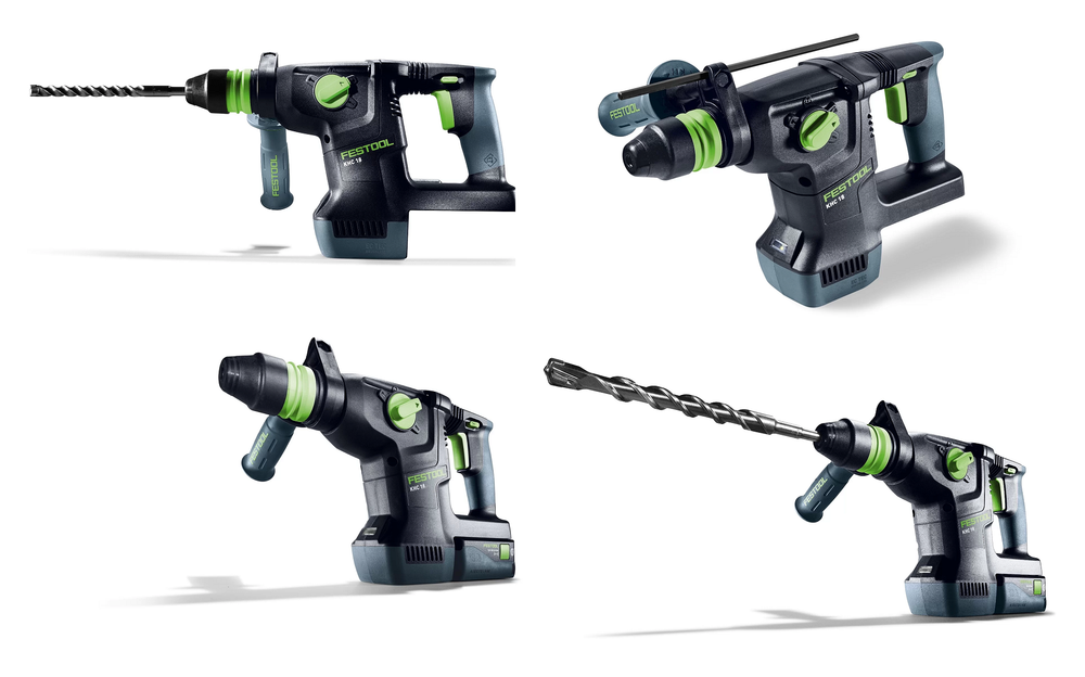 Новинка! Перфоратор аккумуляторный комбинированный 18В FESTOOL KHC 18 EB-Basic в систейнере Sys³, 2,6 Дж, D сверла 68 мм, Диапазон зажима патрона 1,5 - 13 мм, Макс. D сверления в бетоне 26 мм, для ударного сверления, долбления, бесшумного сверления, завинчивания 577447