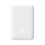 Внешний аккумулятор с магнитом повербанк Power Bank 10000mAh 20W белый Magnetik Mini Wireless BASEUS