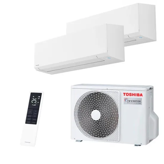 Мультисплит система на 2 комнаты Toshiba RAS-B07G3KVSG-E x 2 / RAS-2M14G3AVG-E