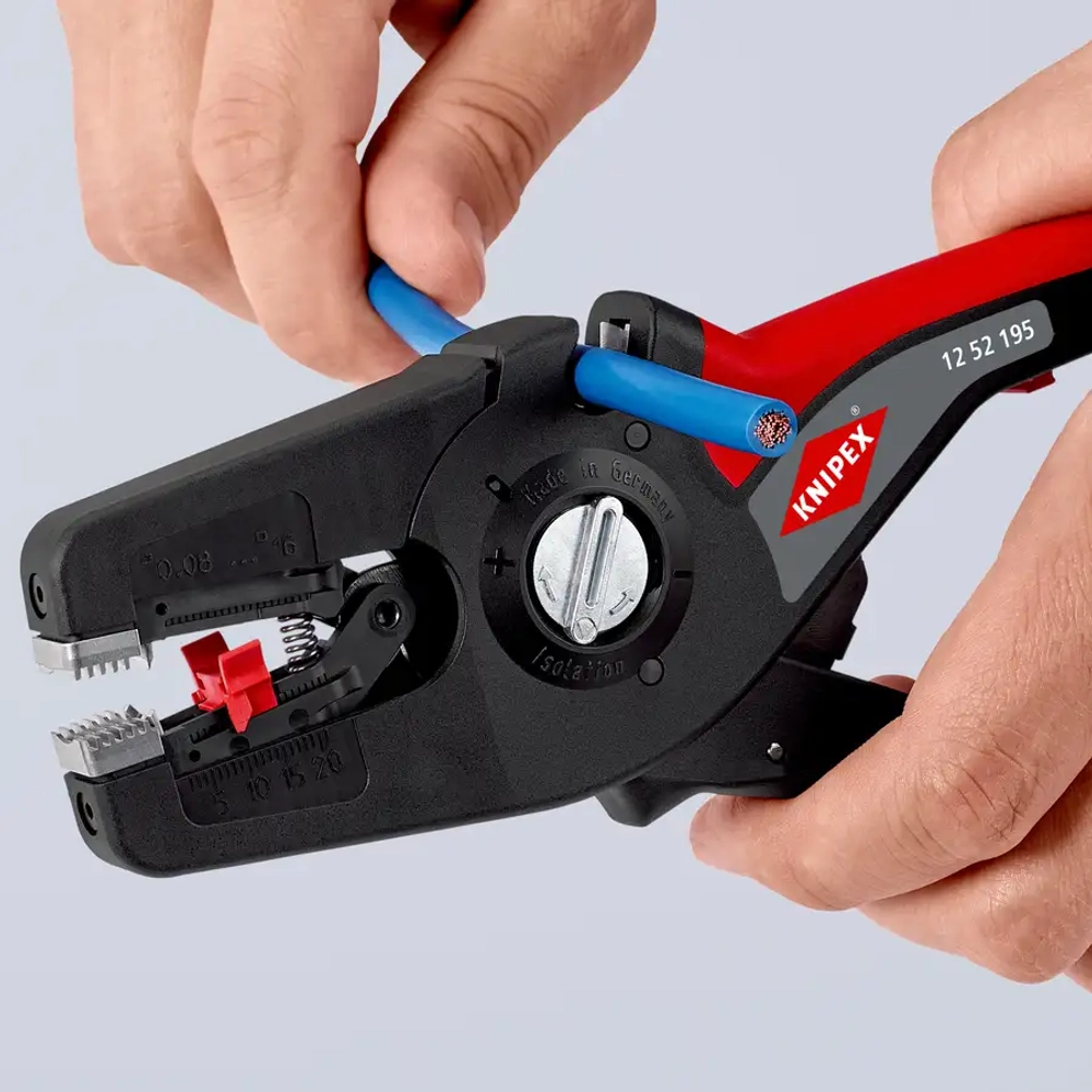 Автоматический стрипер PreciStrip16 195 мм 12 52 SB Knipex 12 52 195 SB