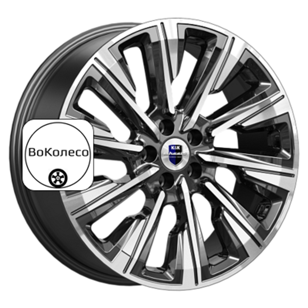 7,5x19/5x112 ET44 D66,6 Галего (КС1039) Алмаз черный K&K