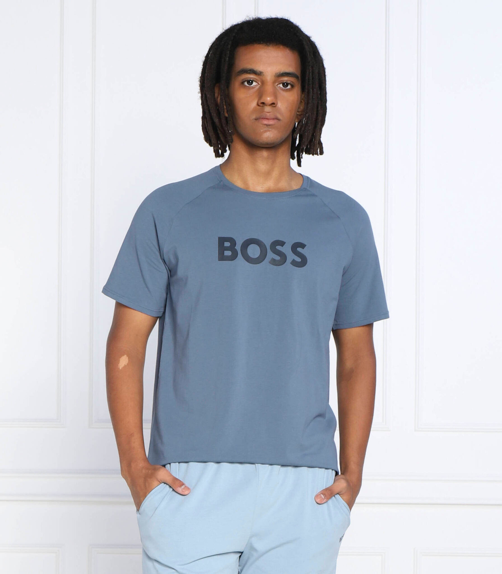 футболка dynamic BOSS BLACK - голубой(50479361)